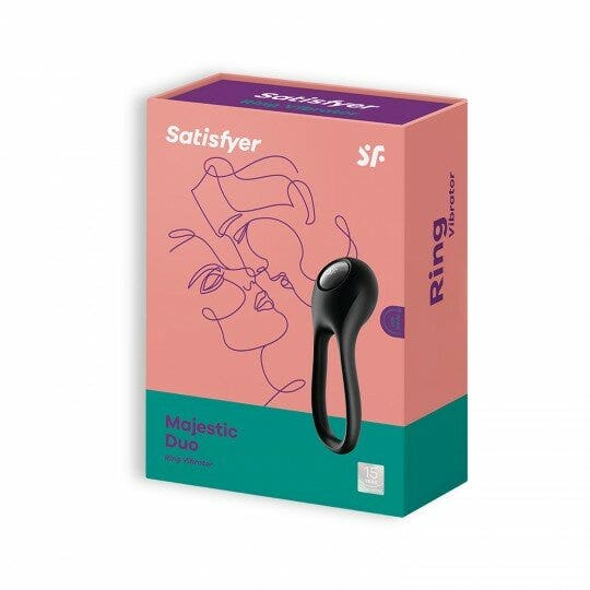 Satisfyer Majestic Duo Anello Vibrante Nero