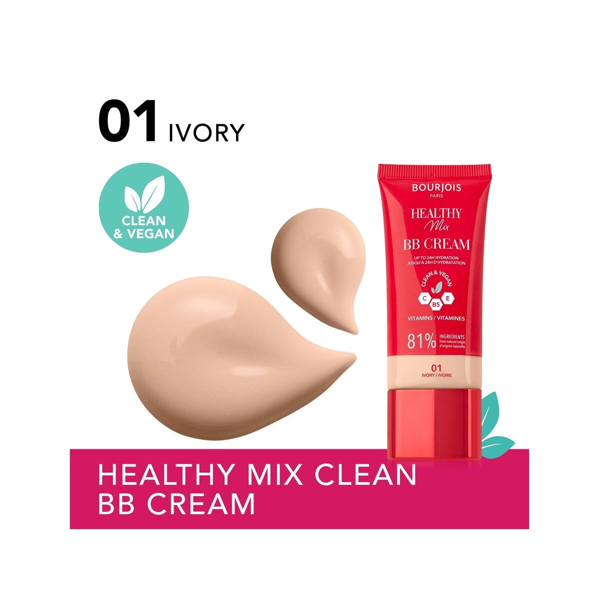 Bourjois Healthy Mix BB Cream 01 Ivory 30ml