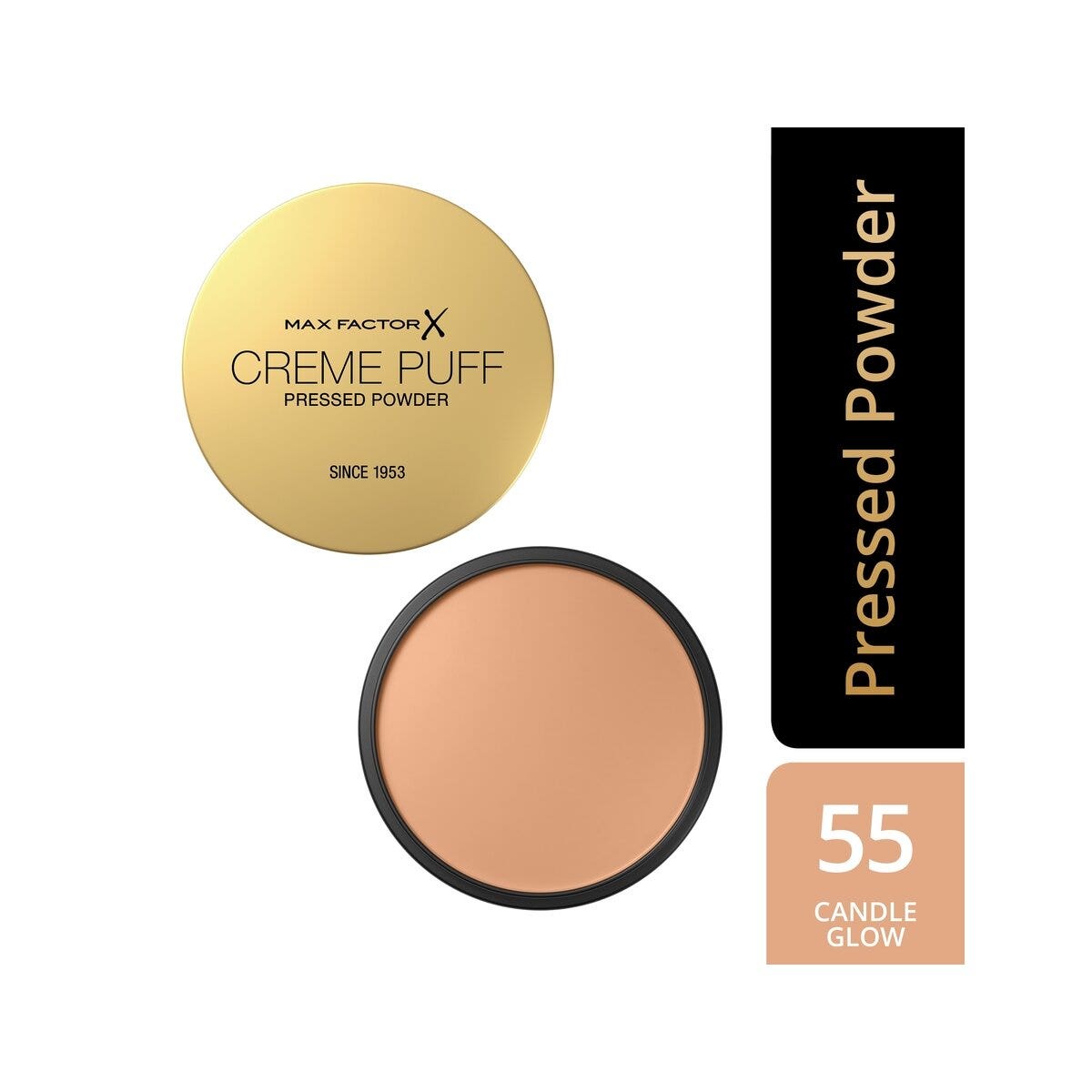 Polvos compactos Creme Puff de Max Factor 055 Candle Glow 14 g