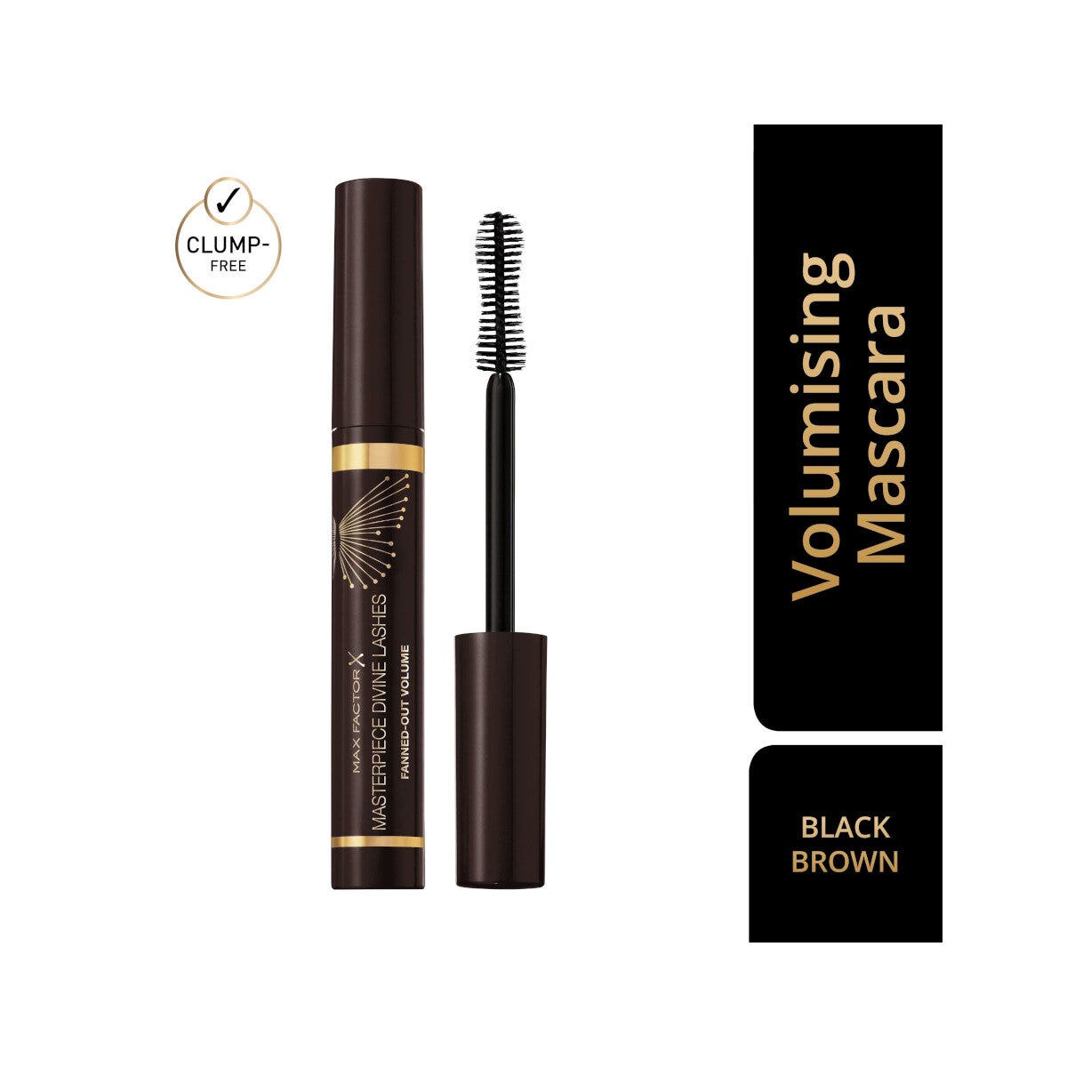 Max Factor Masterpiece Divine Lashes Mascara Volumizzante Black Brown 8ml