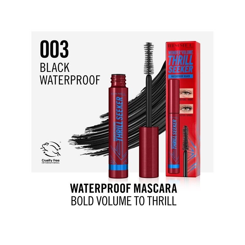 Rimmel Wonder Volume Thrill Seeker Mascara Waterproof 001 Nero 8ml
