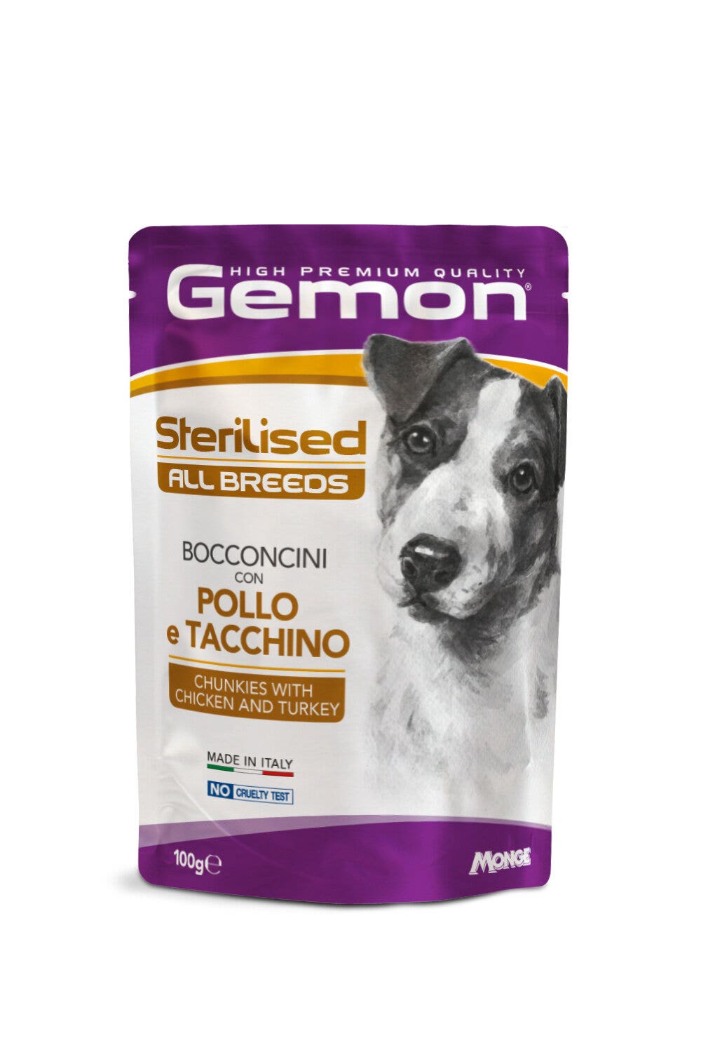 Gemon Senior Bocconcini Tacchino Per Cani 100g