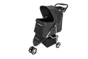 Camon Carrito para mascotas negro para perros, gatos y animales pequeños
