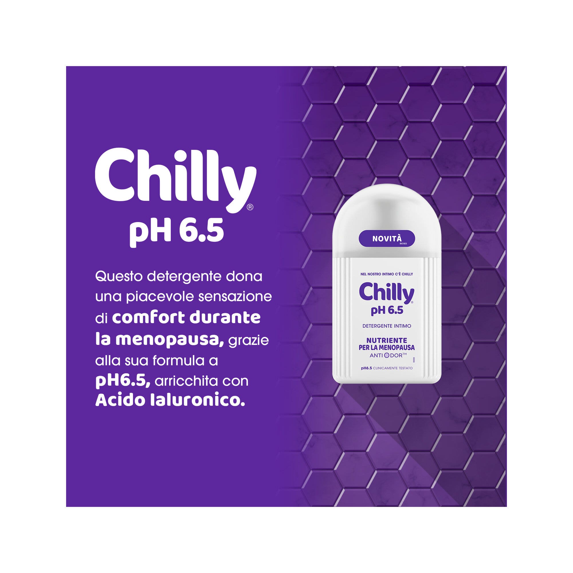 Chilly Detergente Intimo Menopausa PH 6.5 300ml