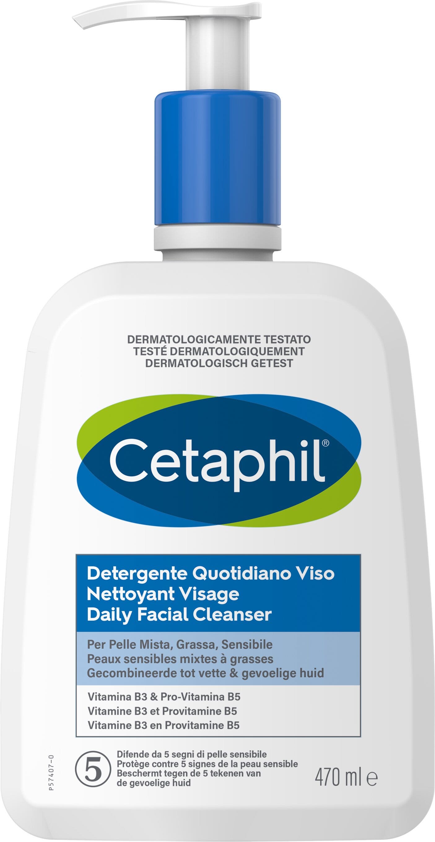 Cetaphil Limpiador Facial Diario para Pieles Mixtas y Grasas 473ml-1