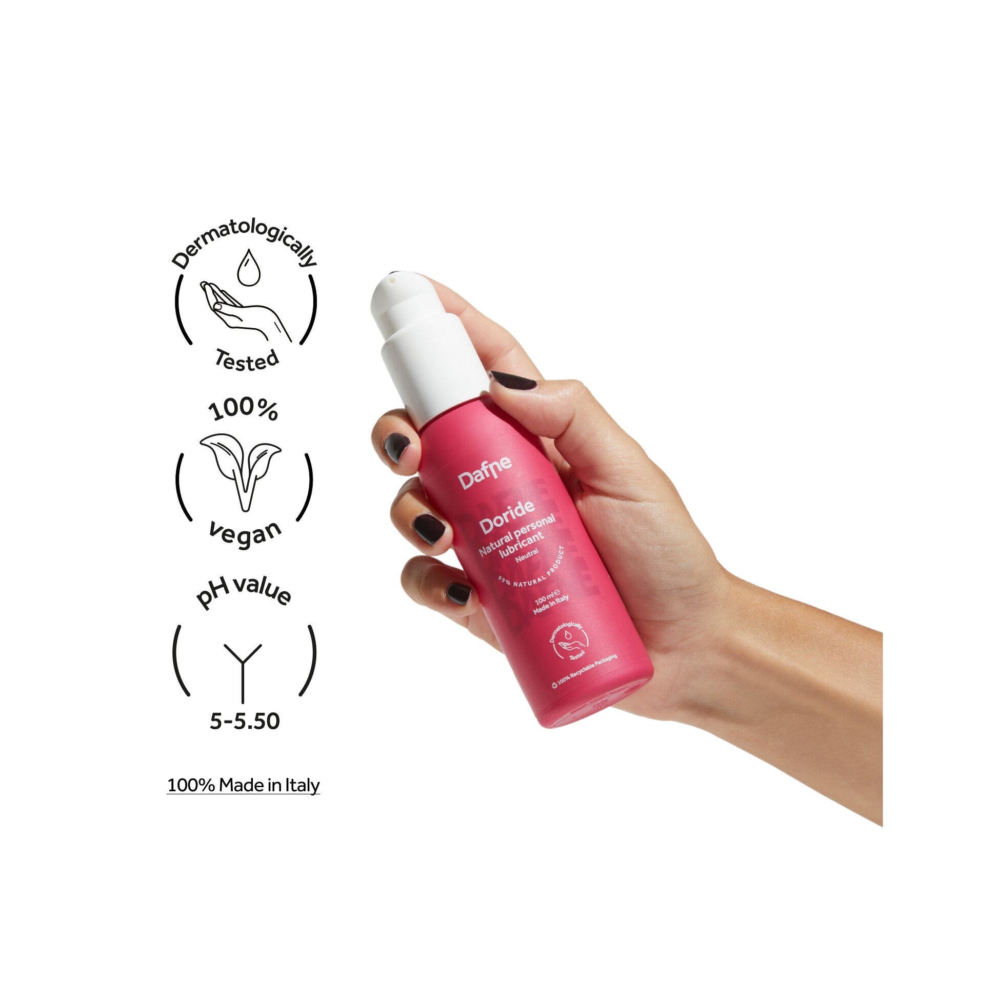 Dafne Lubricante Sexual Íntimo Natural Neutro 100ml-2