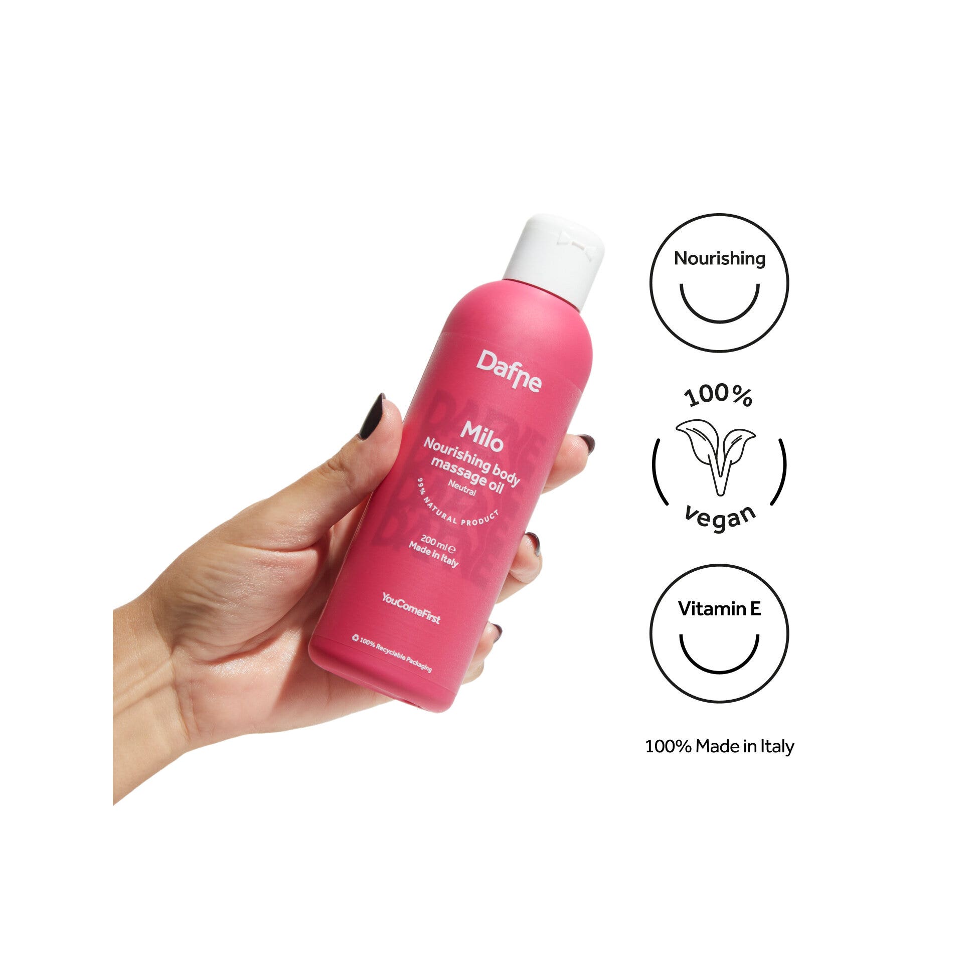 Dafne Olio Naturale Massaggi Corpo Neutro 50ml