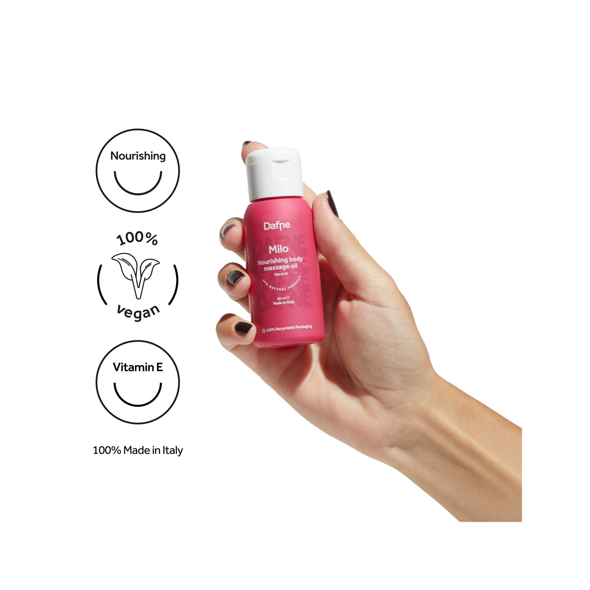 Dafne Olio Naturale Massaggi Corpo Neutro 200ml
