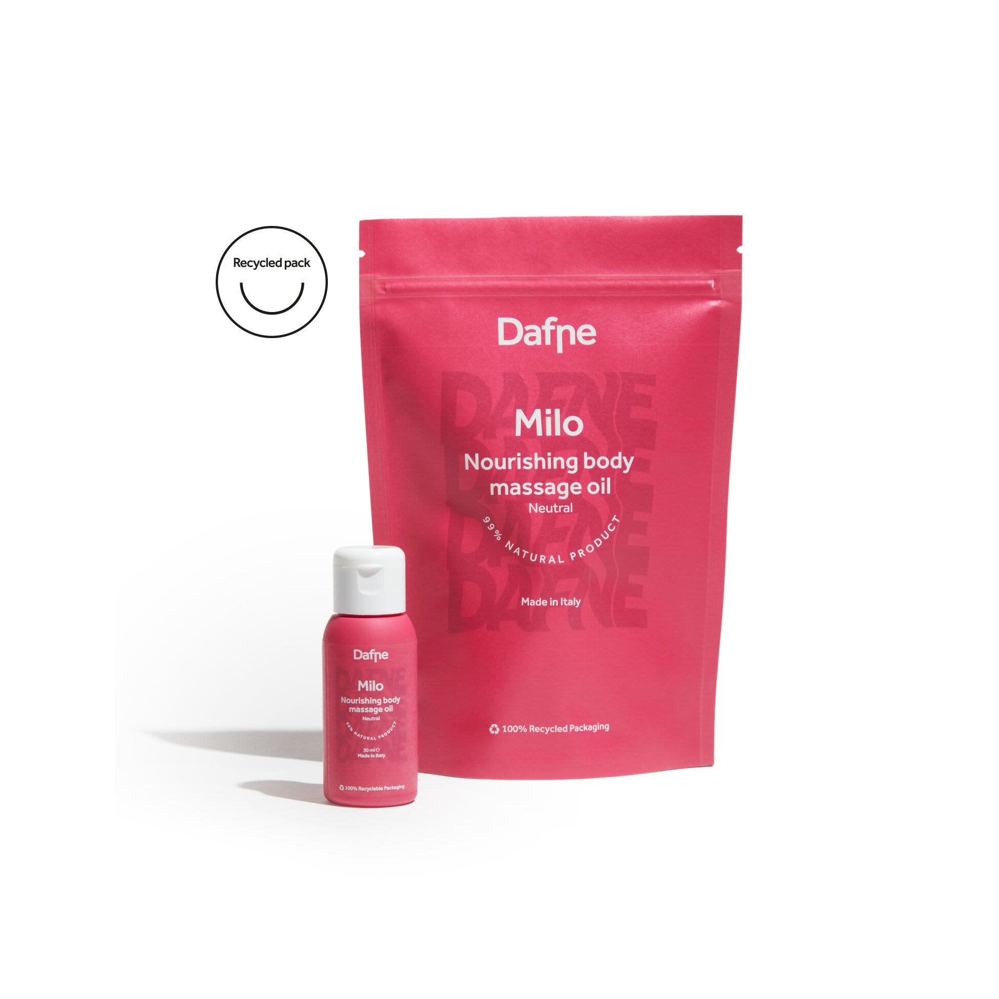 Dafne Olio Naturale Massaggi Corpo Neutro 200ml