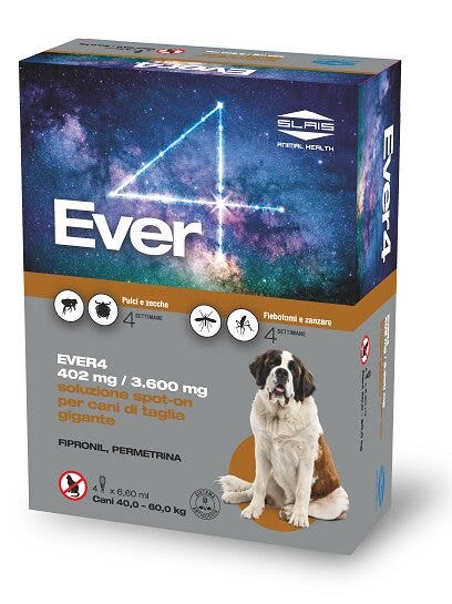 Ever 4 402mg/3600mg Soluzione Spot-On Per Cani Di Taglia Gigante 4 Pipette-1