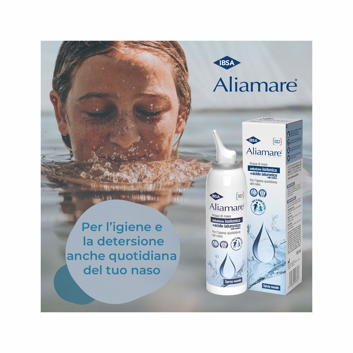 Aliamare Spray Nasale Soluzione Isotonica 100ml-14