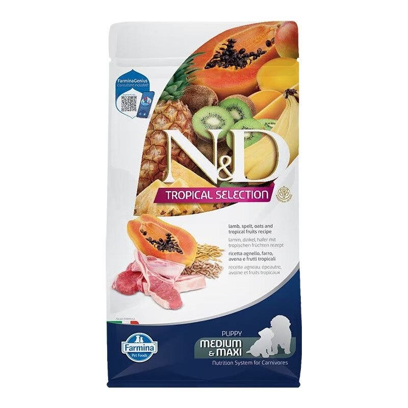 Farmina N&D Dog Medium & Maxi Tropical Selection Cordero para cachorros 2 kg