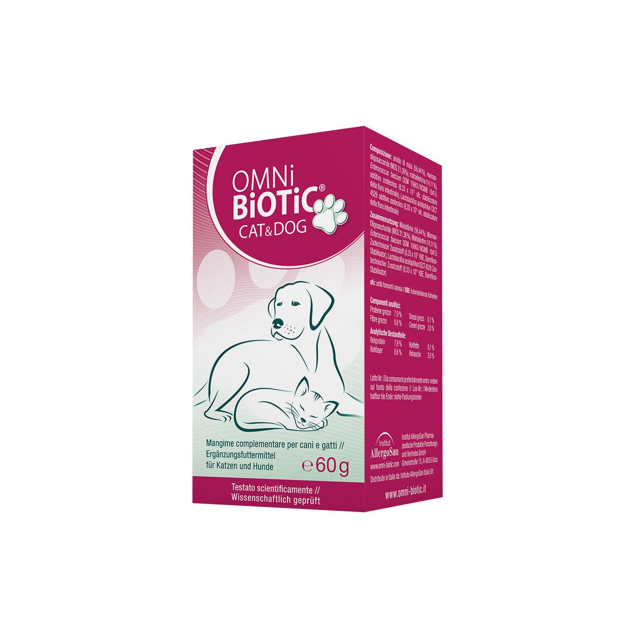 Omni Biotic Cat&Dog Mangime Complementare Per Cani e Gatti 60g
