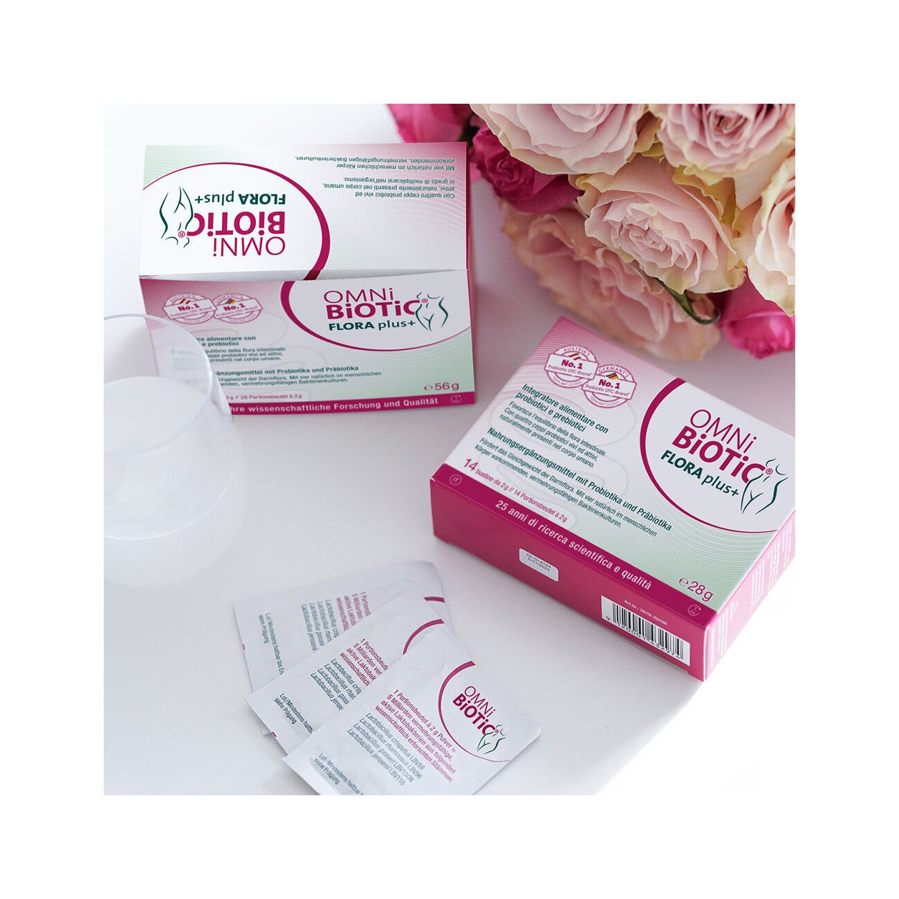 Omni Biotic Flora Plus+ 28 sobres de 56 g