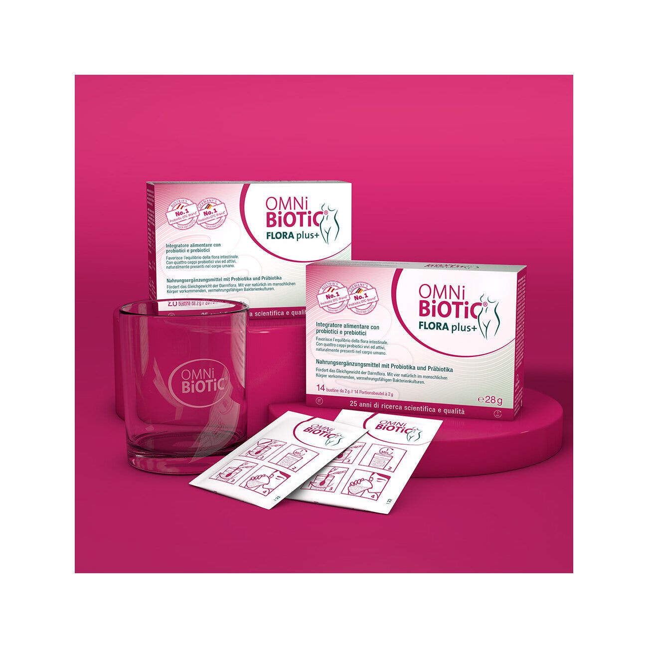 Omni Biotic Flora Plus+ 28 sobres de 56 g