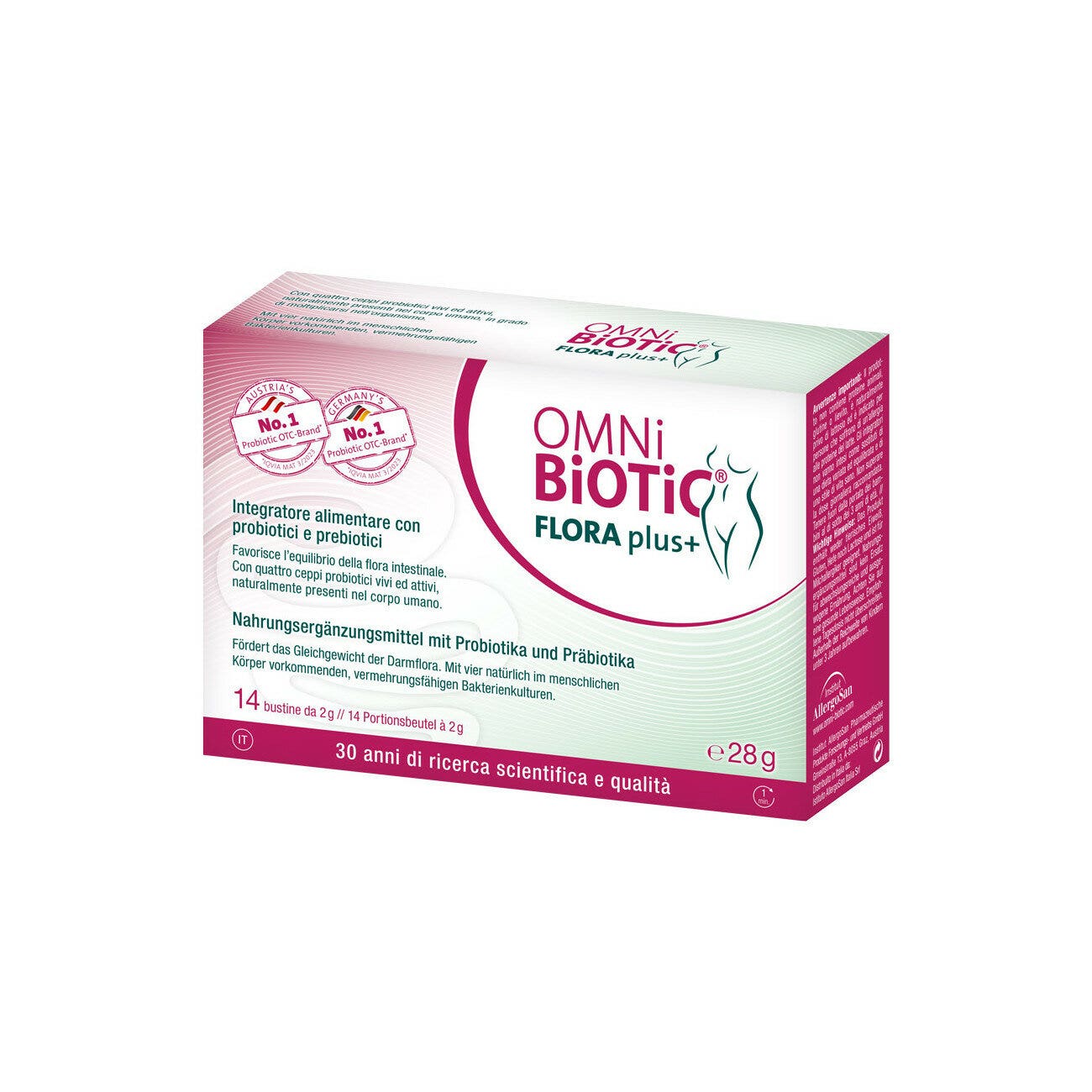 Omni Biotic Flora Plus+ 14 sobres de 28 g