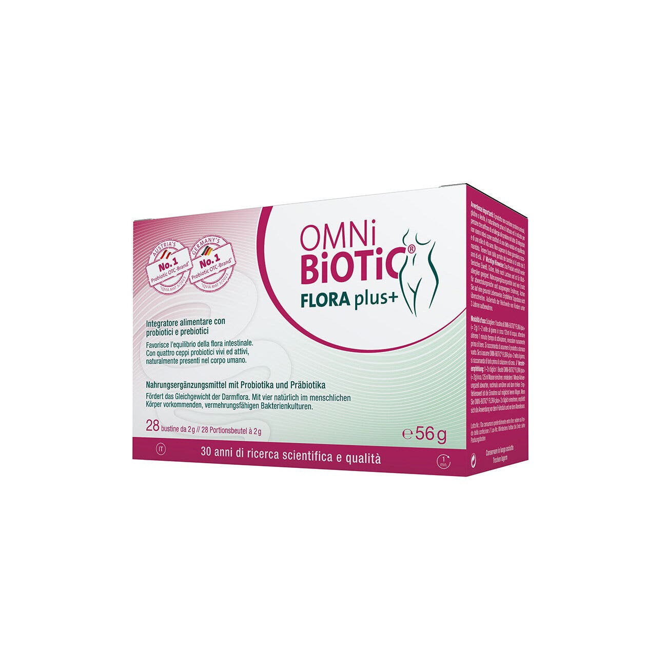 Omni Biotic Flora Plus+ 28 sobres de 56 g