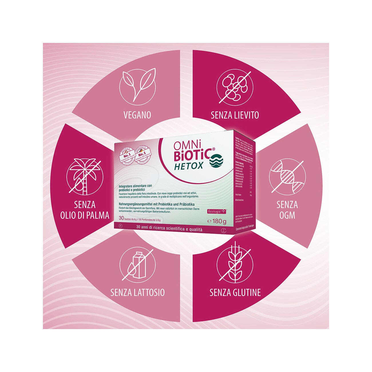 Omni Biotic Hetox 30 sobres de 6 g