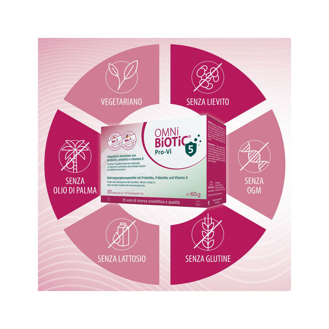 Omni Biotic Pro-Vi 5, 30 sobres de 2 g