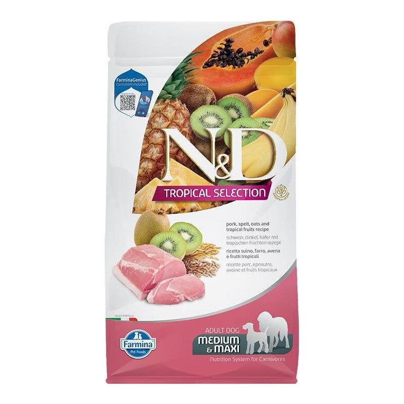 Farmina N&D Dog Medium & Maxi Tropical Selection Cerdo para perros adultos 10 kg
