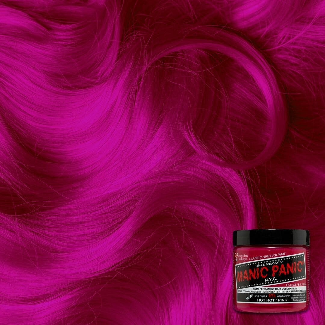 Manic Panic Hot Hot Pink Colorazione Semipermanente Classica Per Capelli 118ml