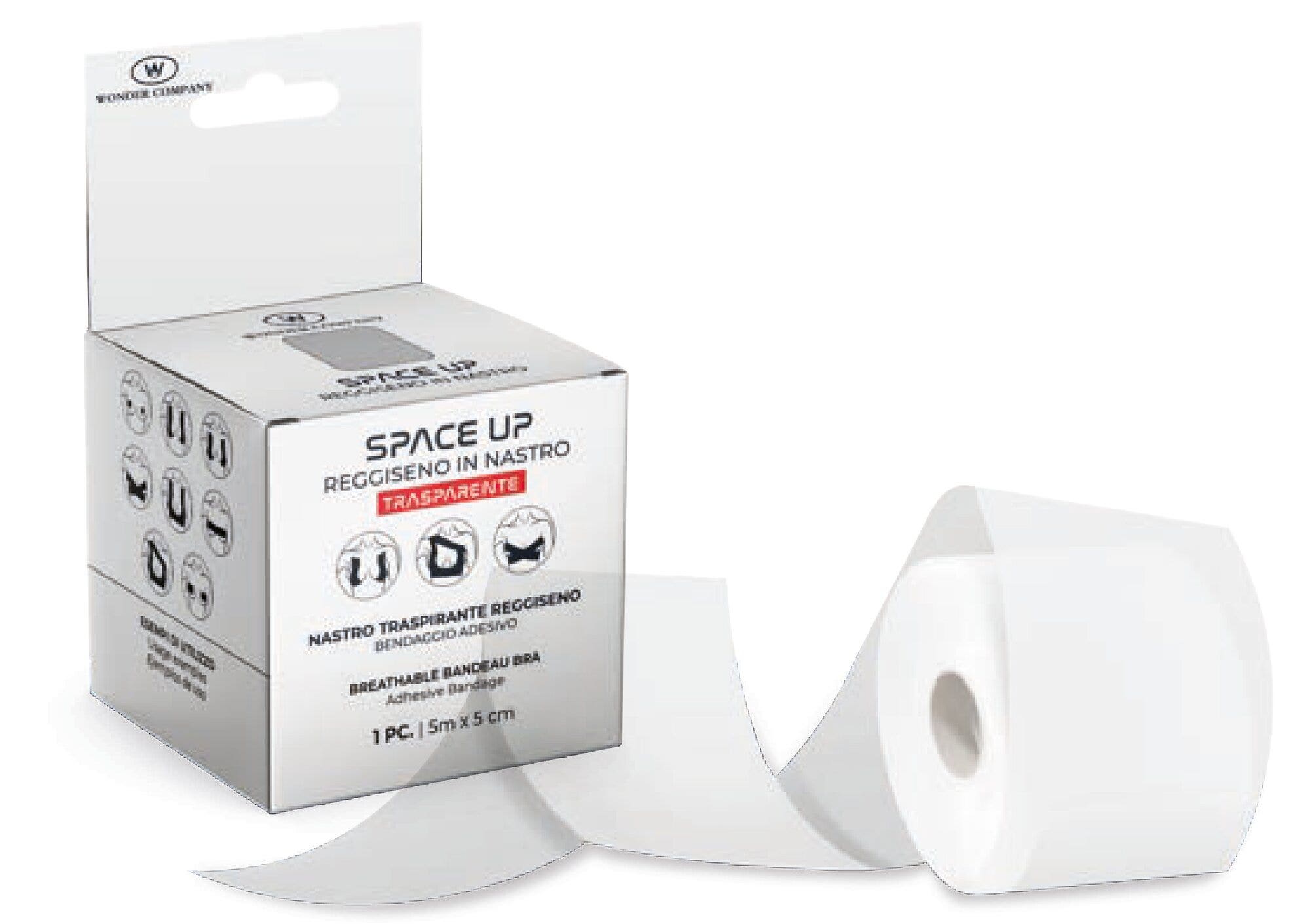 Wonder Space Up Cinta transparente para sujetador 5 m