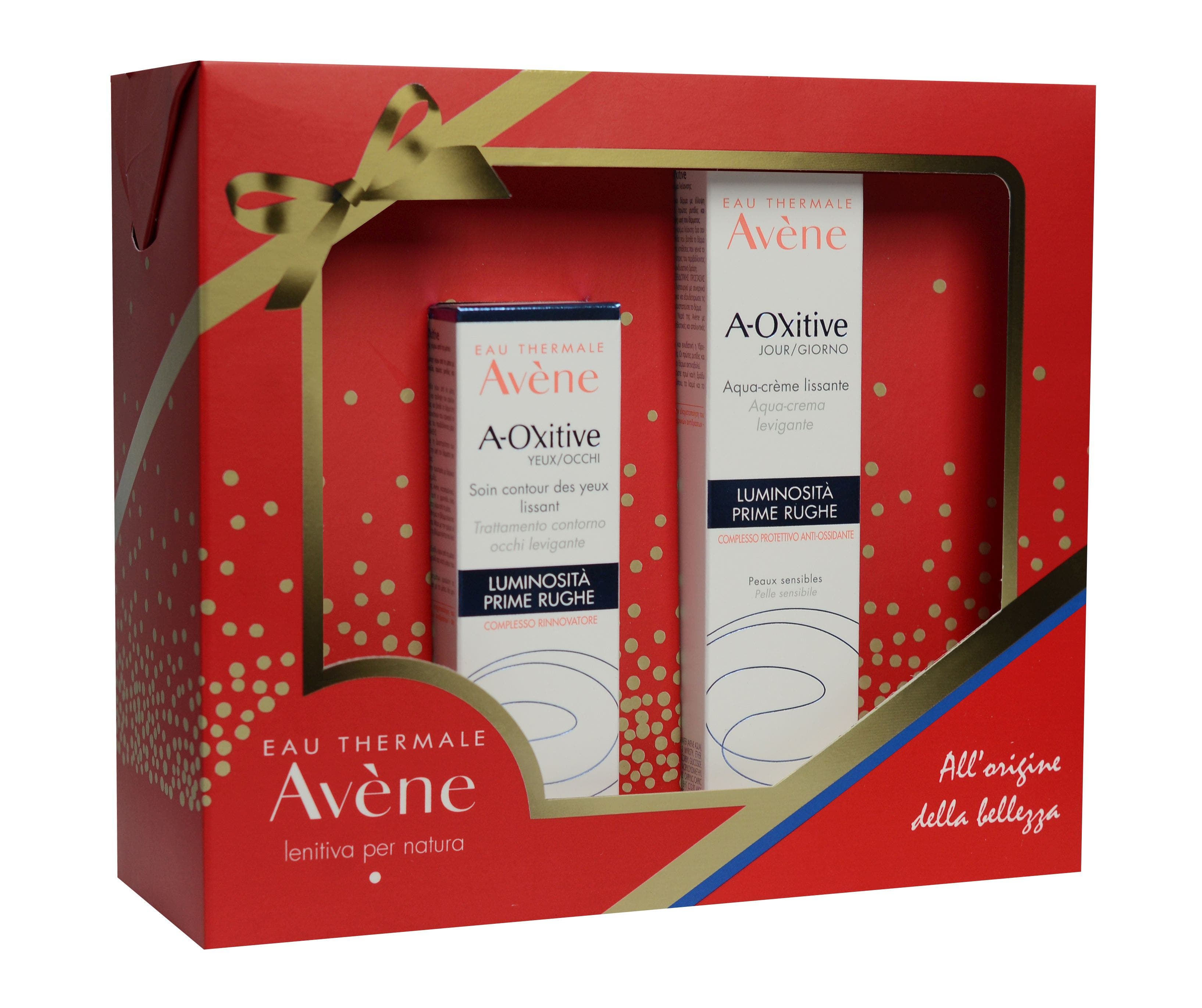 Avene Cofanetto A-Oxitive Crema Levigante 30ml+ Contorno Occhi 15ml