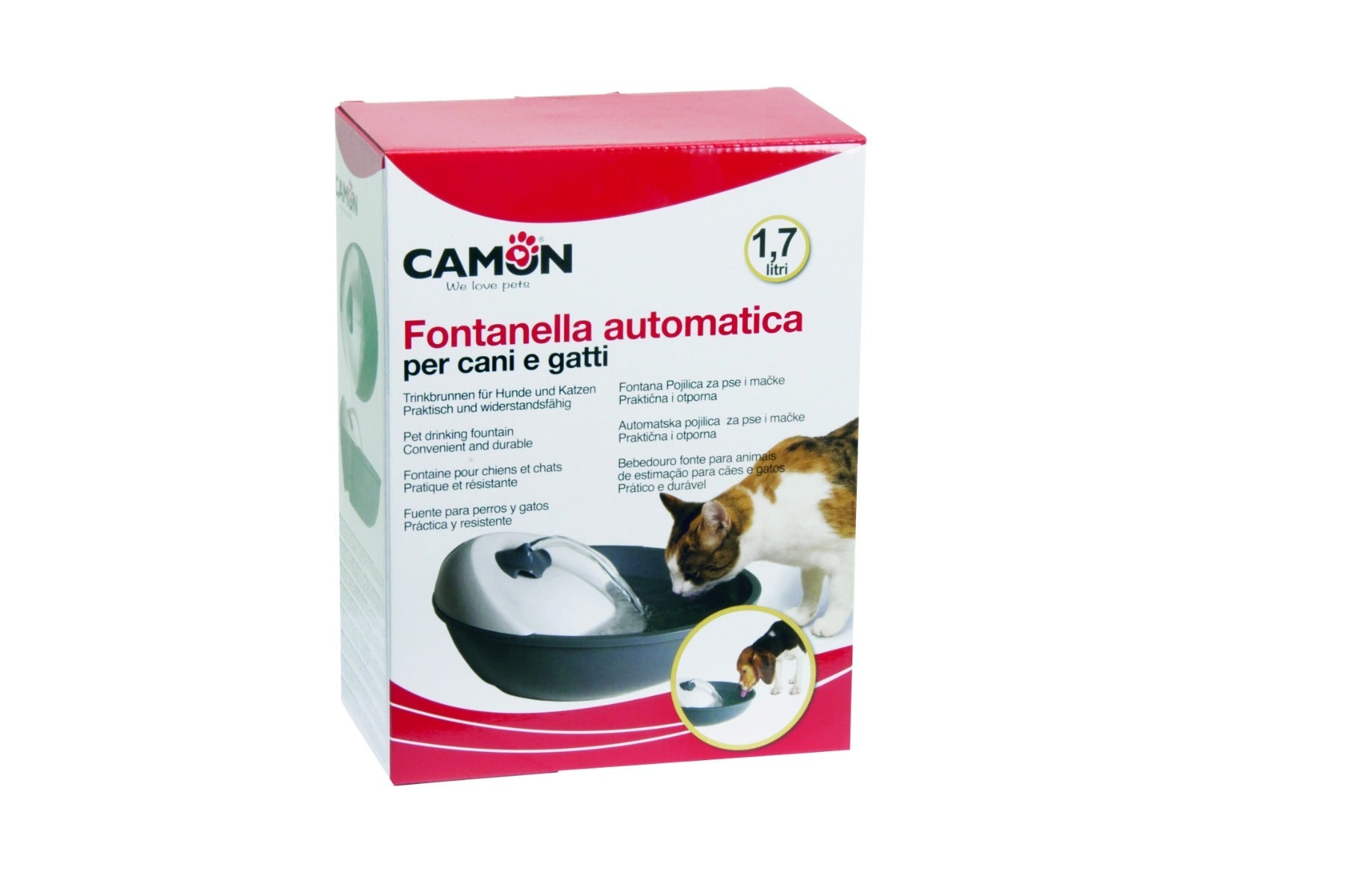 Camon Fuente Automatica Para Perros Y Gatos 1,7L-4