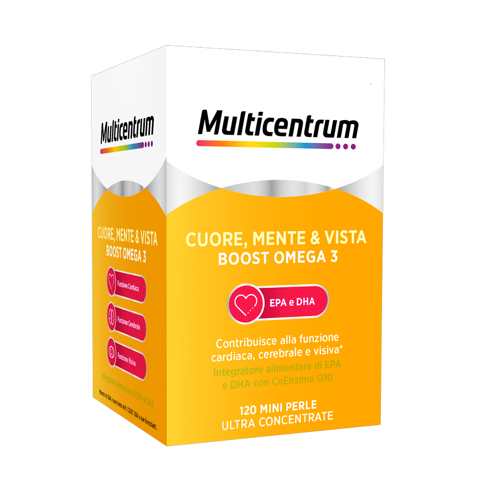 Multicentrum Corazón Mente Y Vista Boost Omega3 120 Mini Perlas-1
