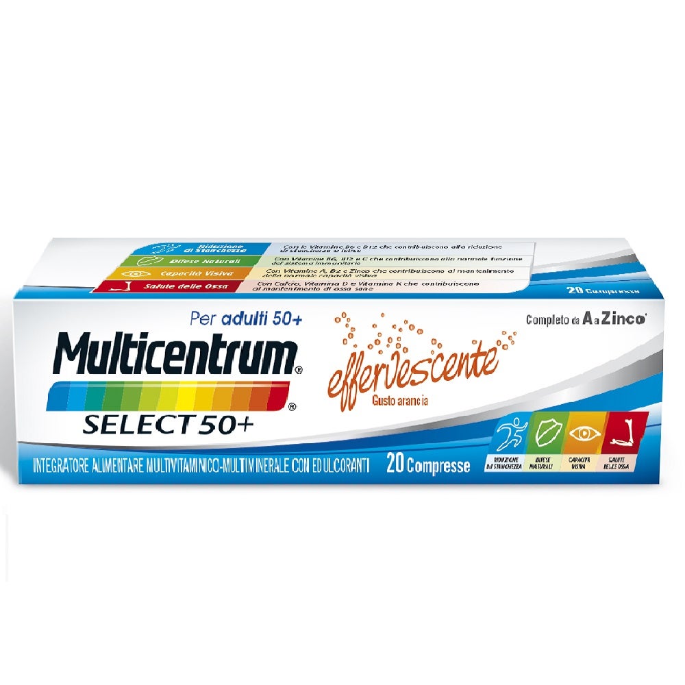 Multicentrum Select 50+ 20 Comprimidos Efervescentes-8