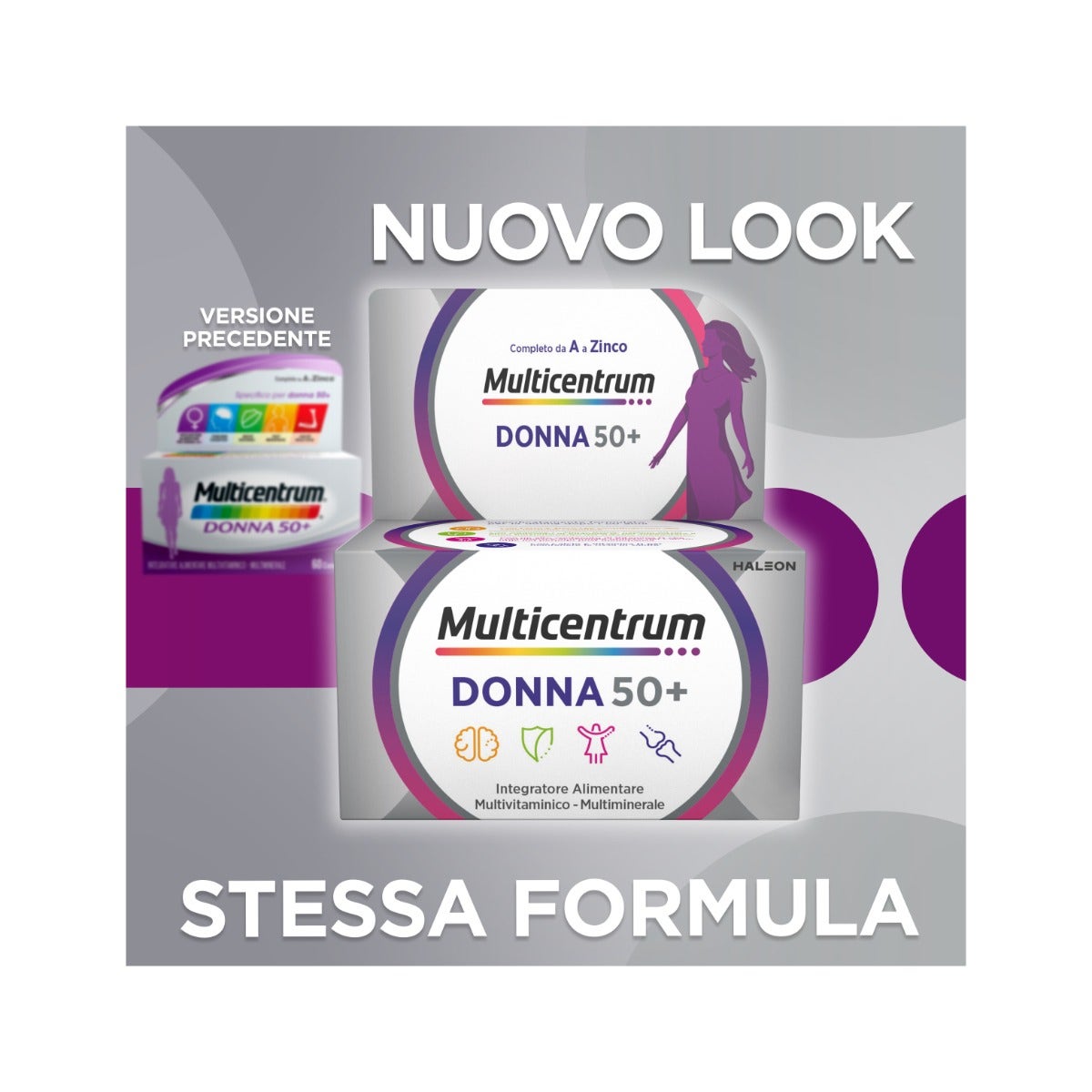 Multicentrum 50+ Mujer 60 Comprimidos-2