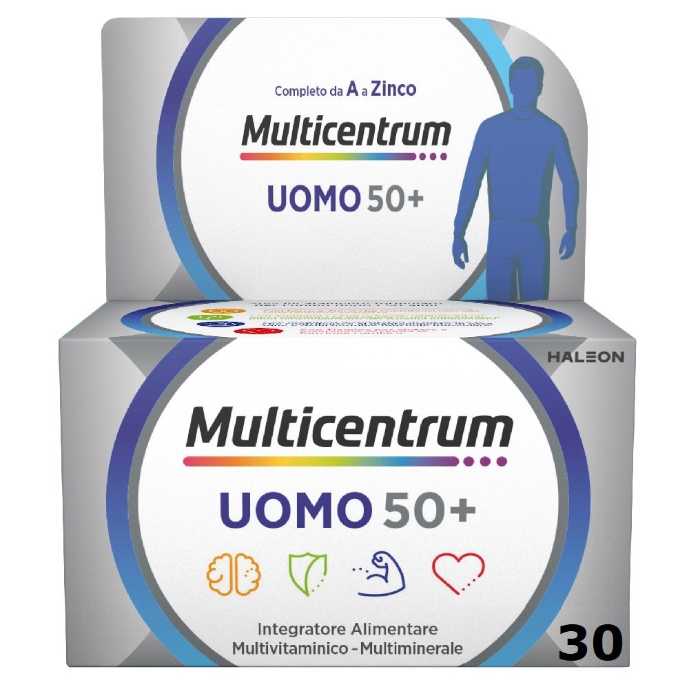Multicentrum Hombre 50+ 30 Comprimidos-0