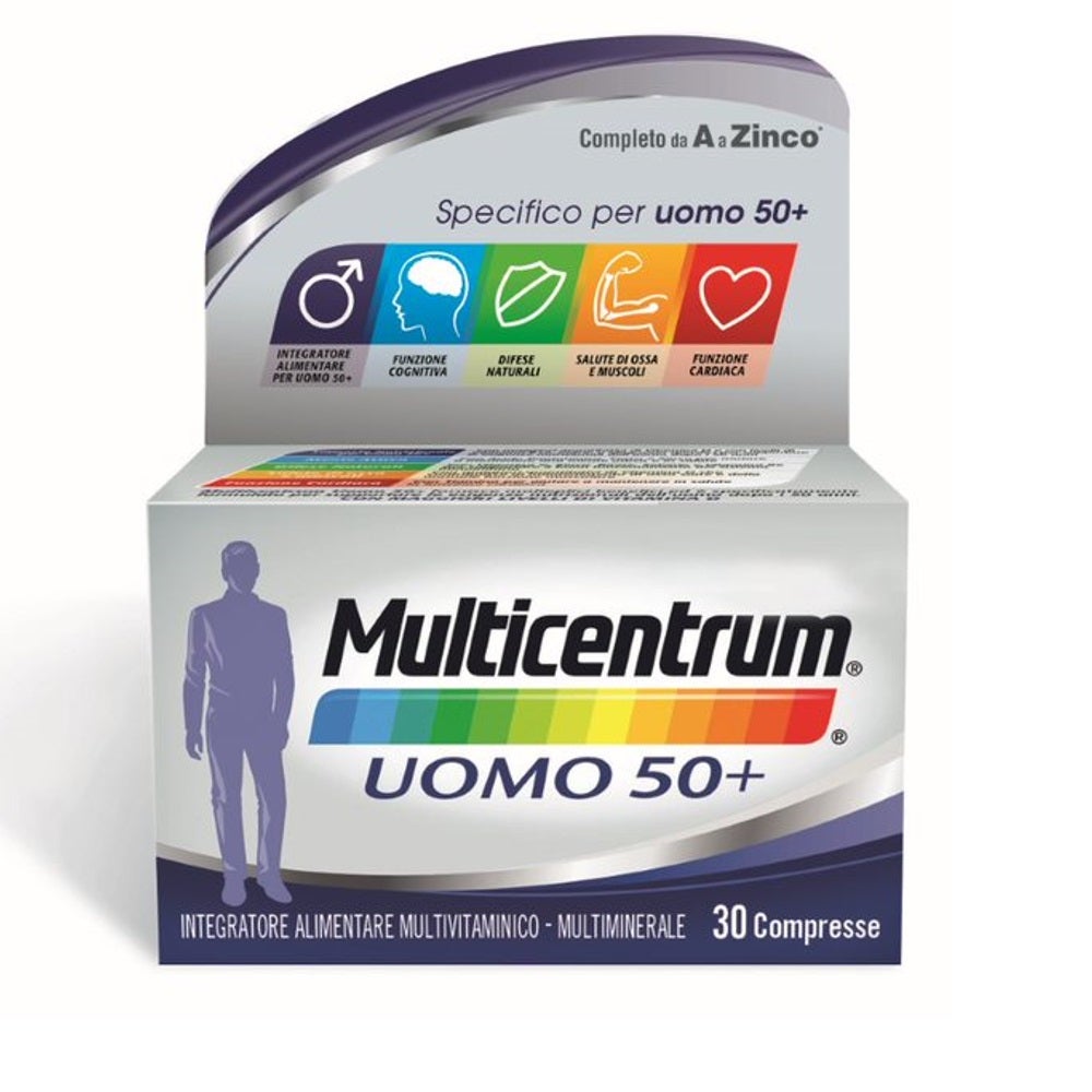 Multicentrum Hombre 50+ 30 Comprimidos-7