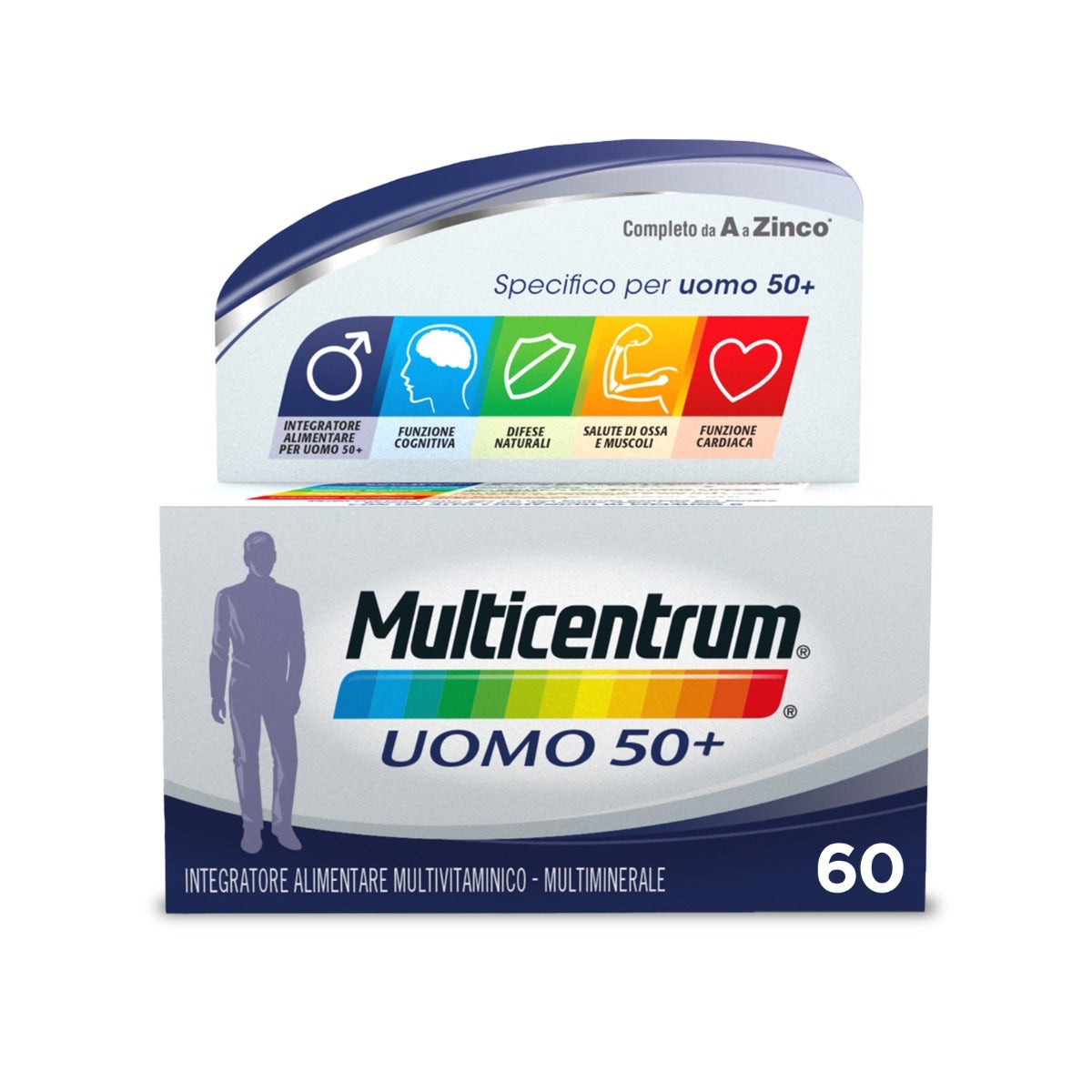 Multicentrum Hombre 50+ 60 Comprimidos-1