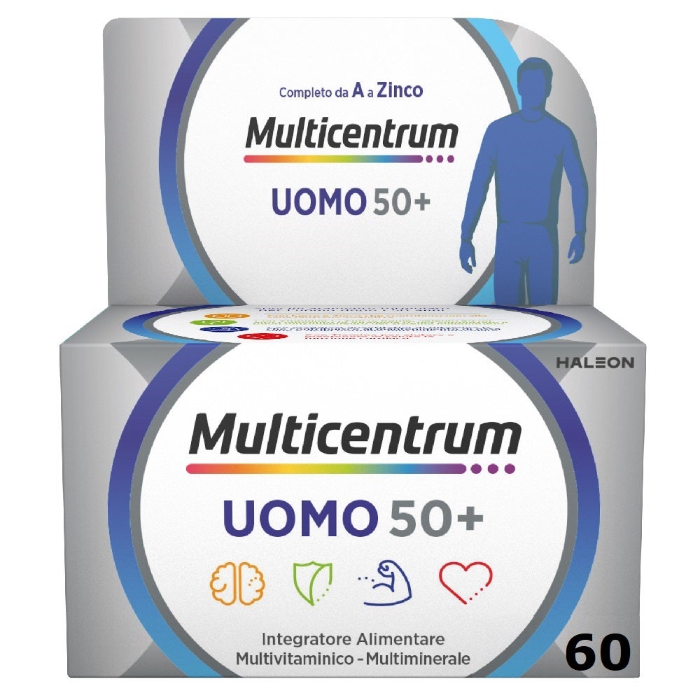 Multicentrum Hombre 50+ 60 Comprimidos-0