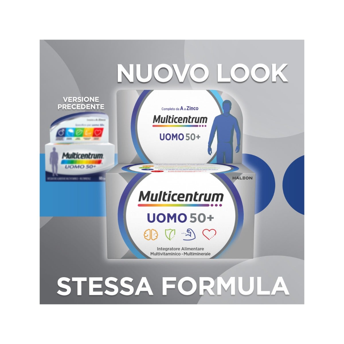 Multicentrum Hombre 50+ 60 Comprimidos-1