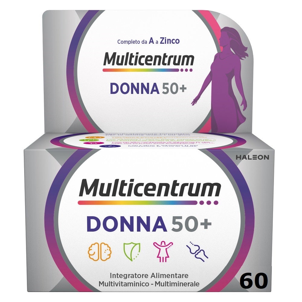 Multicentrum 50+ Mujer 60 Comprimidos-0