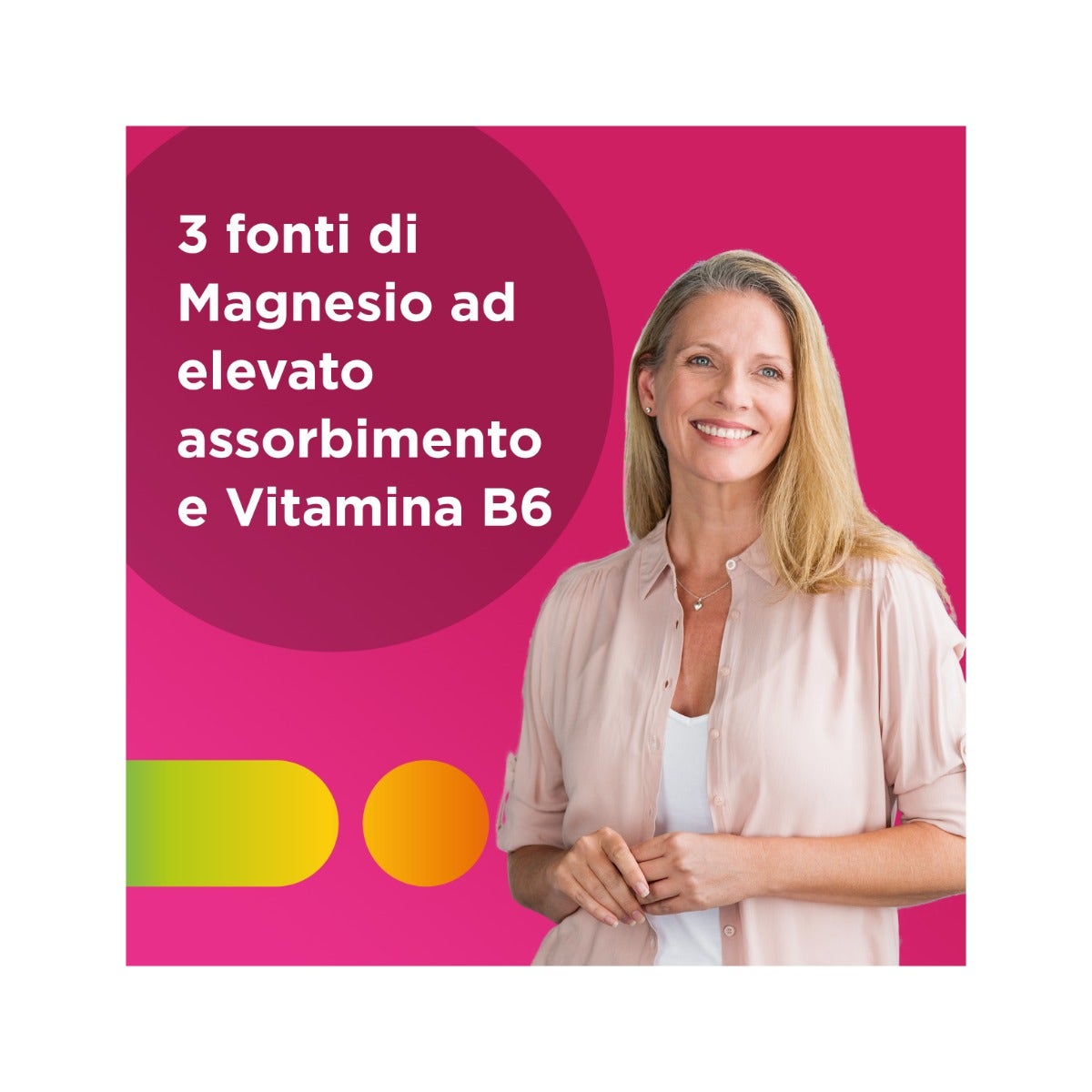 Multicentrum Boost Magnesio Integratore Alimentare Vitamina B6 Magnesio Pidolato Stanchezza 30 Bustine