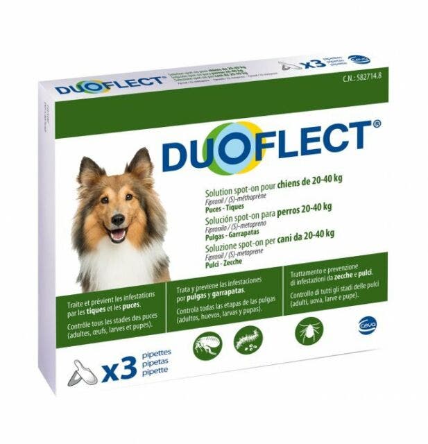 Duoflect Soluzione Spot On Cani 20-40kg 3 Pipette-1