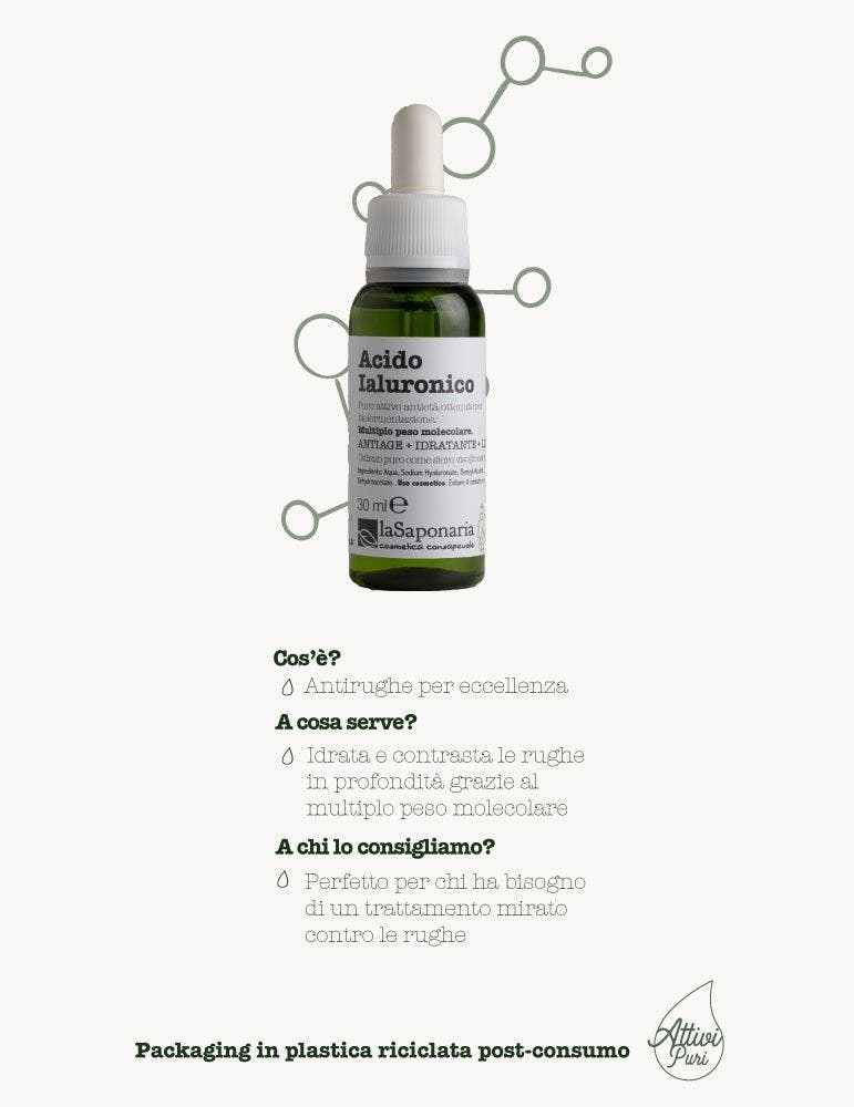 La Saponaria Ácido Hialurónico Puro Activo Múltiples Pesos Moleculares 30ml-3