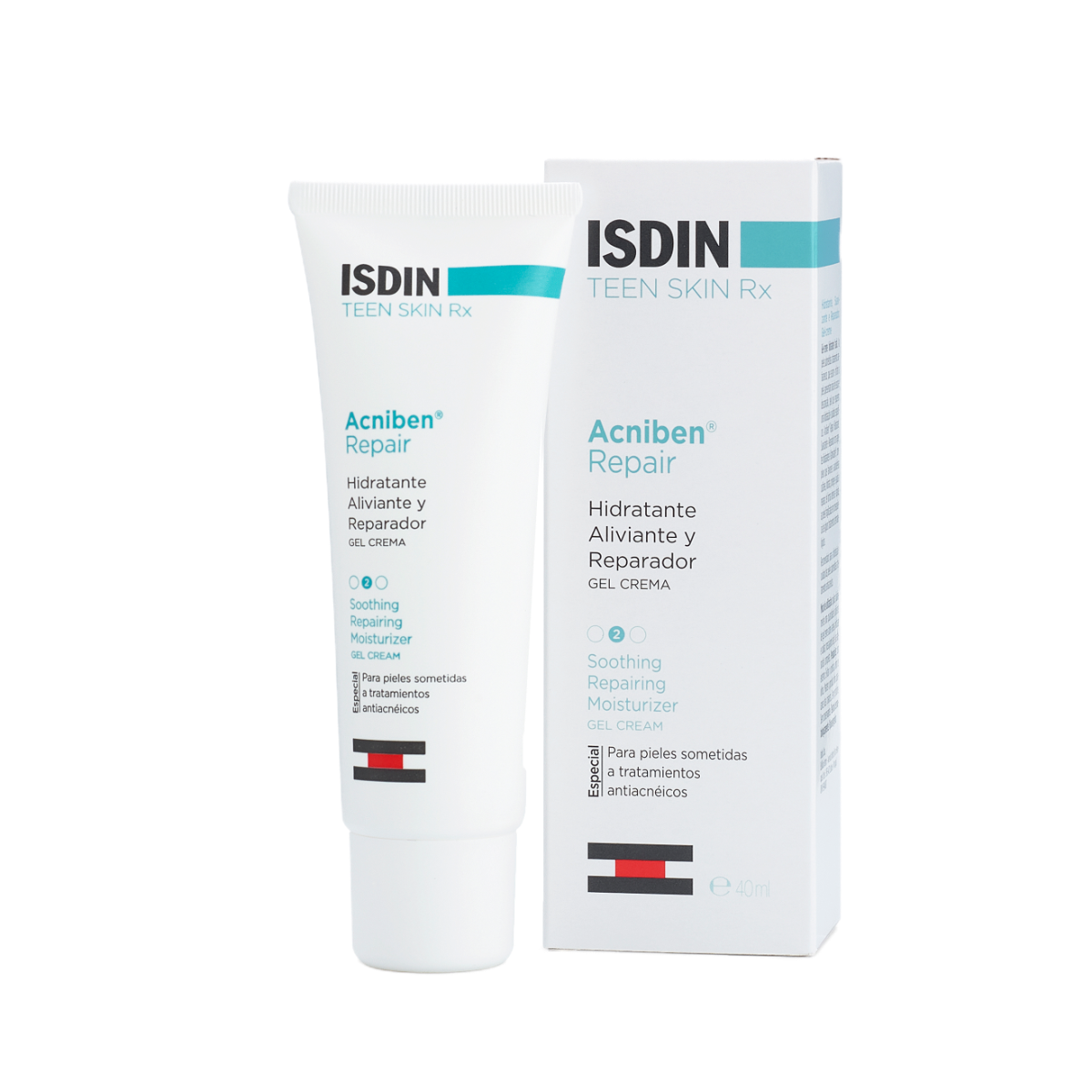 Isdin Acniben Gel Reparador Crema Facial Hidratante 40ml-3