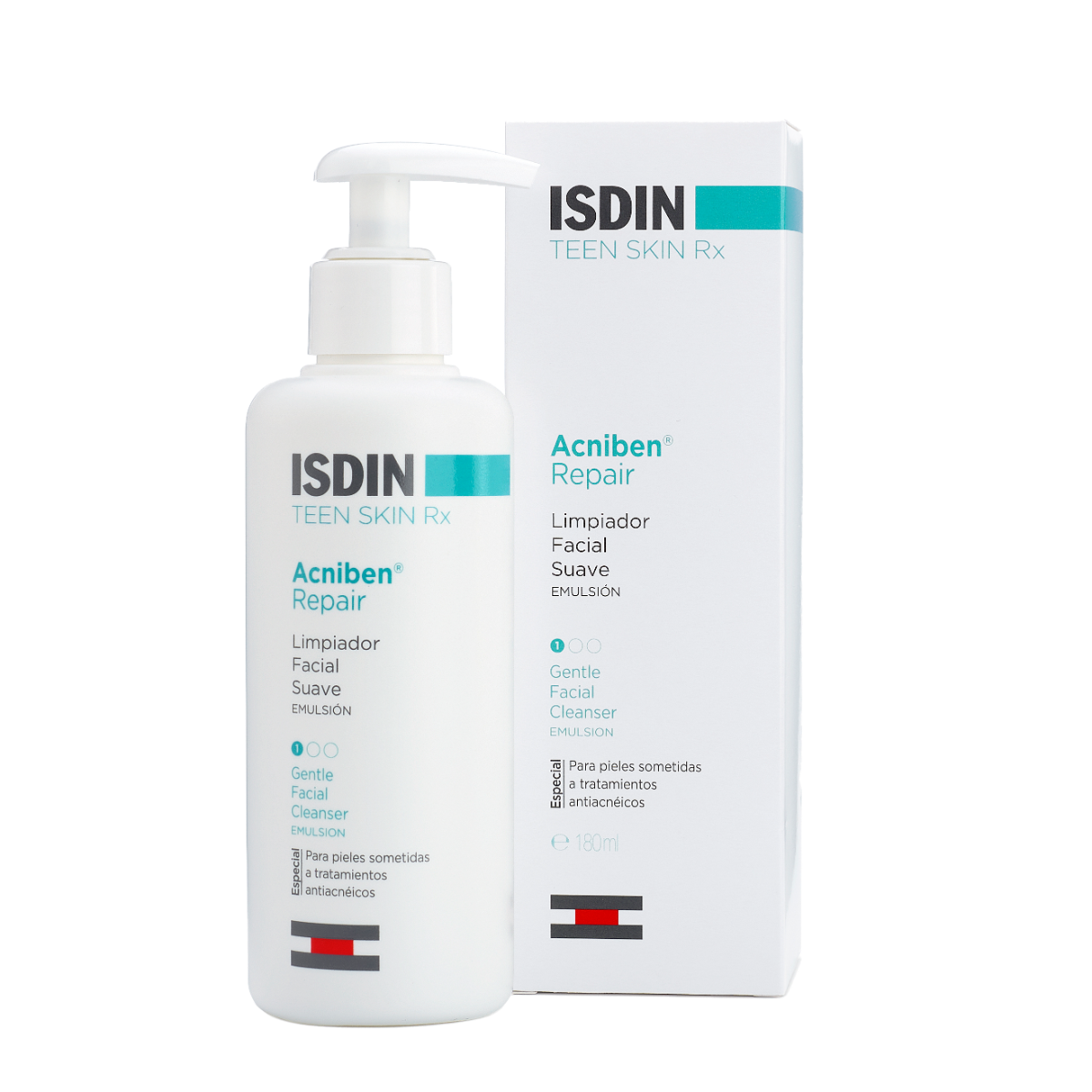 Isdin Acniben Repair Limpiador Facial Delicado 180ml-2