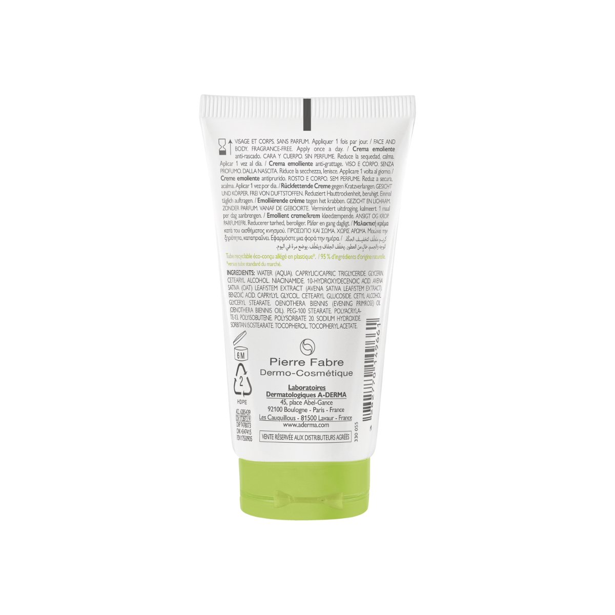 A-Derma Exomega Control Crema emoliente anti-picor 50 ml