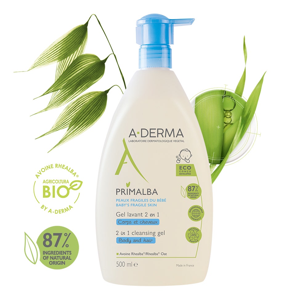A-Derma Primalba Gel Detergente 2in1 500ml