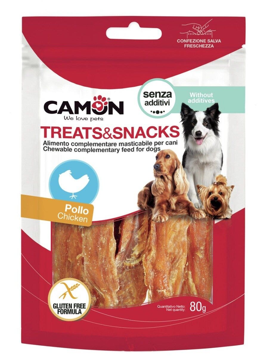 Camon Snack Natural de Filete de Pollo Sin Aditivos para Perros 80g-4