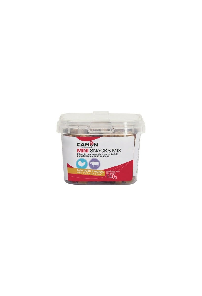 Camon Snack Box Mini Huesos Mix Snack Para Perros 140g-2
