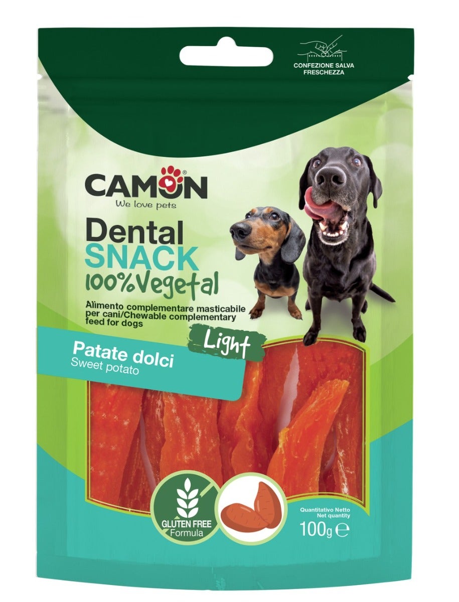 Camon Snacks Tiras De Boniato Para Perros 100g 4-8cm-2