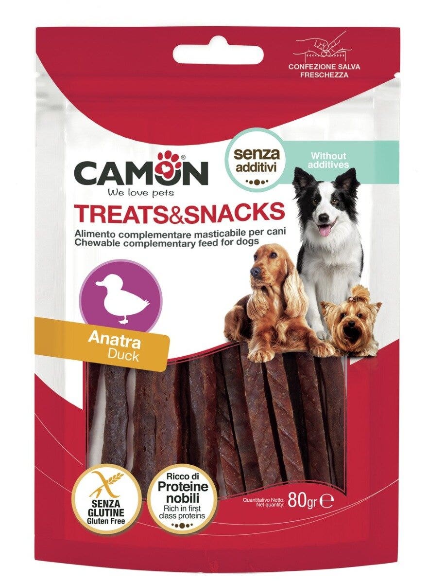Camon Pato Sticks Blandos Para Perros 80g 11cm-4