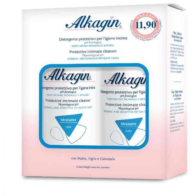 Alkagin Bipack PH 4,5 Detergente Intimo Idratante 400ml