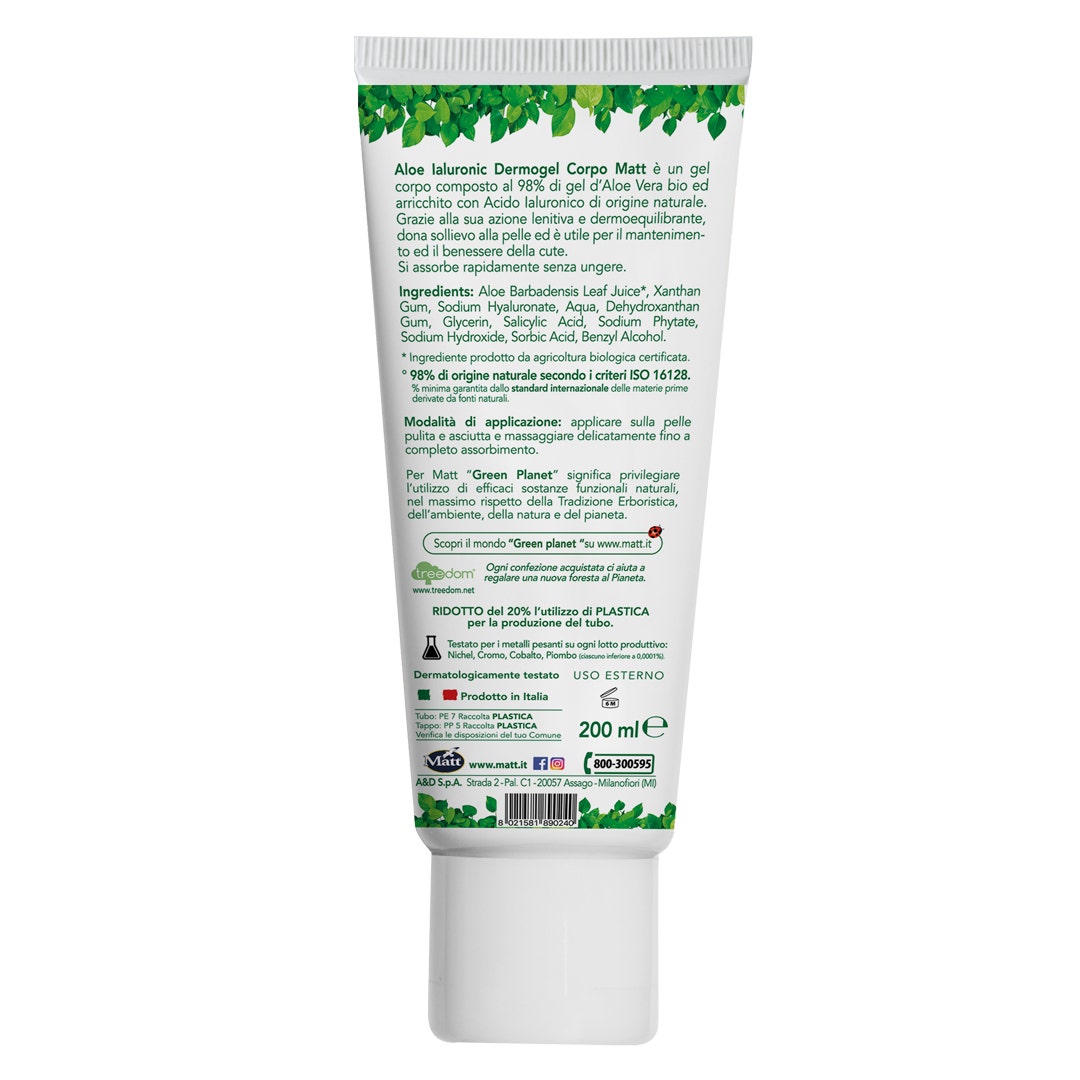 Forsan Aloe Ialuronic Dermogel Corpo 200ml